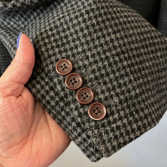 American Eagle The Legendary Blazer Gray Brown Wool Blazer Size XL - Picture 6 of 15